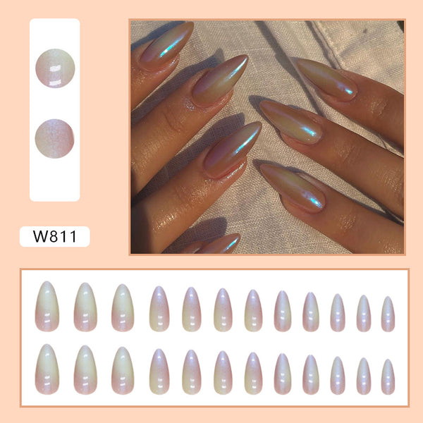 12 Sizes-24 Pcs Press On Nails W811