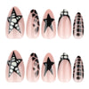 12 Sizes-24 Pcs Press On Nails JP4066