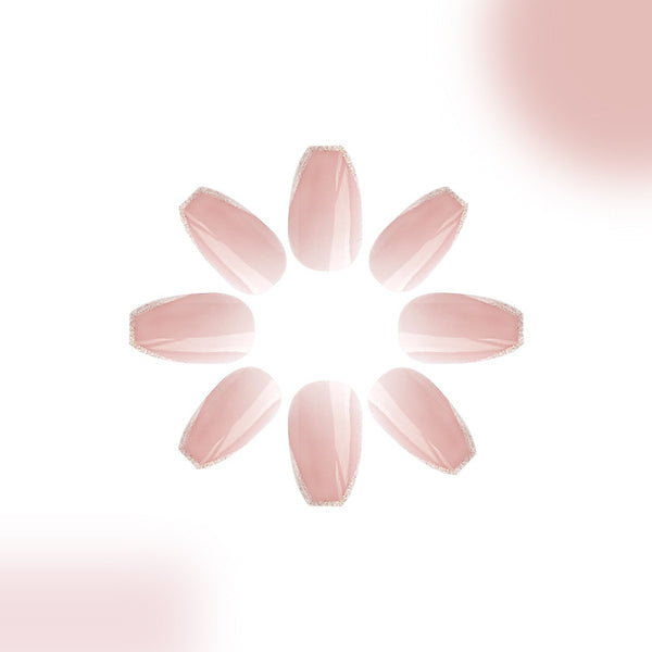 12 Sizes-24 PcsPress On Nails C327