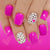 12 Sizes-24 Pcs Press On Nails C1487