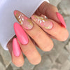 12 Sizes-24 Pcs Press On Nails JP1696