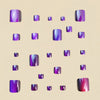12 Sizes-24 Pcs Press On Nails MJ01