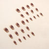 12 Sizes-24 Pcs Press On Nails R704