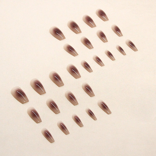 12 Sizes-24 Pcs Press On Nails R704
