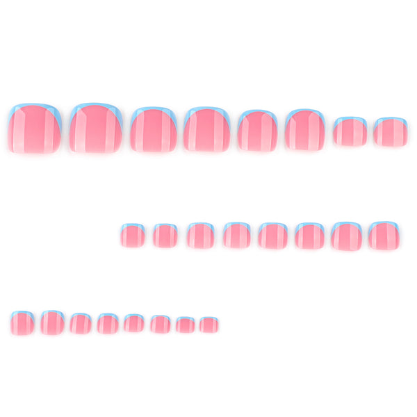12 Sizes-24 Pcs Press On Nails JP3800