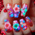 12 Sizes-24 Pcs Press On Nails Y986