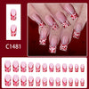 12 Sizes-24 Pcs Press On Nails C1481