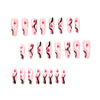 12 Sizes-24 Pcs Press On Nails JP1759