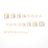 Press On Toe nails Set 24pcs/set JP1627