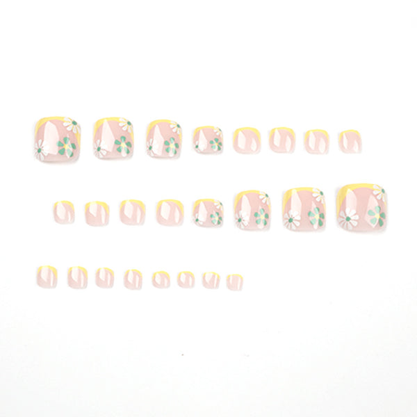 12 Sizes-24 Pcs Press On Nails JP1627