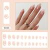 12 Sizes-24 Pcs Press On Nails W281