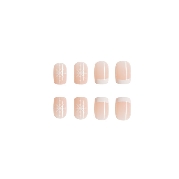 12 Sizes-24 Pcs Press On Nails C072