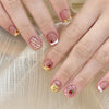 12 Sizes-24 Pcs Press On Nails W1646