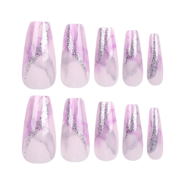 12 Sizes-24 Pcs Press On Nails JP2874