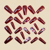 12 Sizes-24 Pcs Press On Nails Y1720