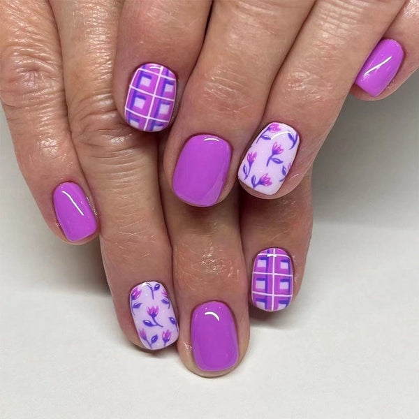 Glossy Short Press on Nails