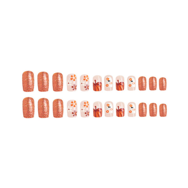 12 Sizes-24 Pcs Press On Nails Y225