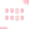 12 Sizes-24 Pcs Press On Nails C1164