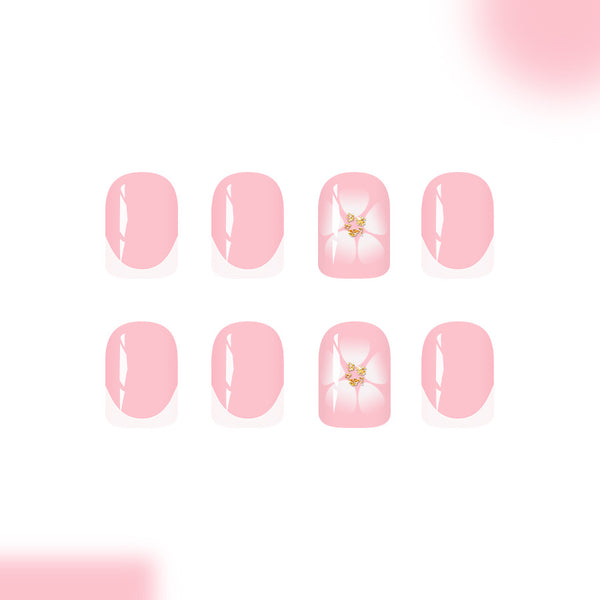 12 Sizes-24 Pcs Press On Nails C1164
