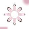 12 Sizes-24 Pcs Press On Nails C1352