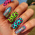 12 Sizes-24 Pcs Press On Nails Y1581
