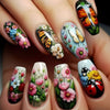 12 Sizes-24 Pcs Press On Nails Y729