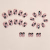 12 Sizes-24 Pcs Press On Nails W1292