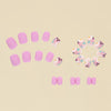 12 Sizes-24 Pcs Press On Nails Y105
