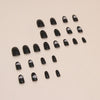 12 Sizes-24 Pcs Press On Nails W1512