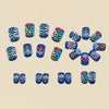 12 Sizes-24 Pcs Press On Nails Y1607