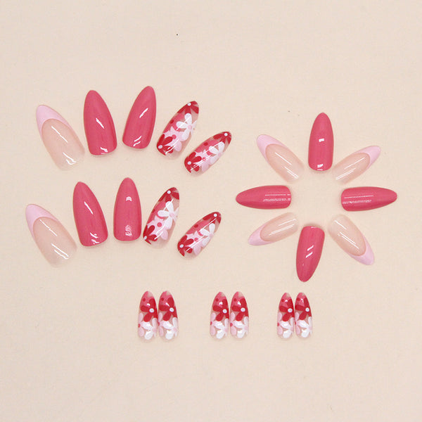 12 Sizes-24 Pcs Press On Nails W683