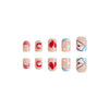 12 Sizes-24 Pcs Press On Nails C232