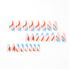 12 Sizes-24 Pcs Press On Nails JP2085