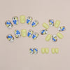 12 Sizes-24 Pcs Press On Nails W1265