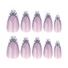 12 Sizes-24 Pcs Press On Nails JP3825