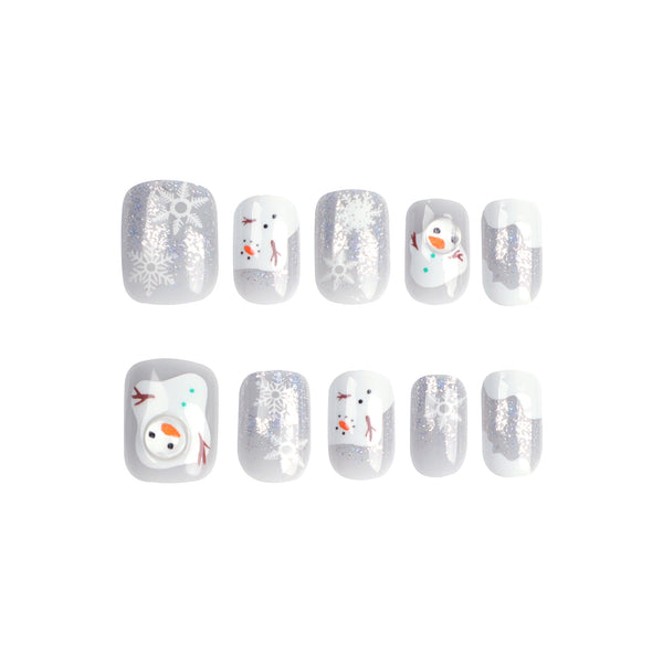 12 Sizes-24 Pcs Press On Nails JP2692