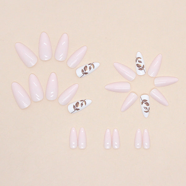 12 Sizes-24 Pcs Press On Nails W732