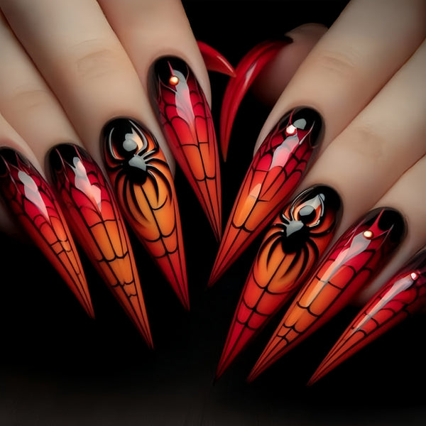 12 Sizes-24 Pcs Press On Nails Y1024