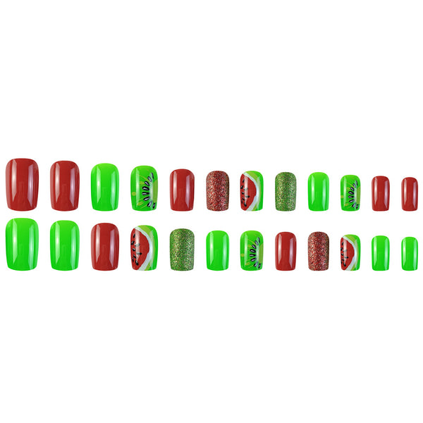 12 Sizes-24 Pcs Press On Nails DY1346-B7