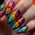 12 Sizes-24 Pcs Press On Nails Y1648
