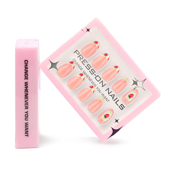 Glamhalo Premiere 30pcs Press On Nails – Eco-Friendly Perfect Fit - GD67