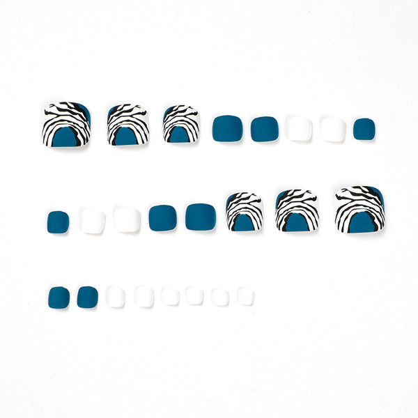 12 Sizes-24 Pcs Press On Nails JP1672