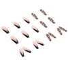 12 Sizes-24 Pcs Press On Nails W123