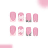12 Sizes-24 Pcs Press On Nails C1050