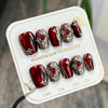 12 Sizes-24 Pcs Press On Nails SP128