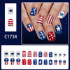 12 Sizes-24 Pcs Press On Nails C1734