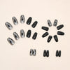12 Sizes-24 Pcs Press On Nails Z553