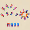 12 Sizes-24 Pcs Press On Nails Y1109