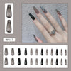 12 Sizes-24 Pcs Press On Nails W037