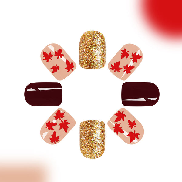 12 Sizes-24 Pcs Press On Nails C605